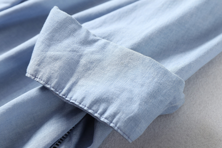 Women's Cotton and Linen Long Shirt