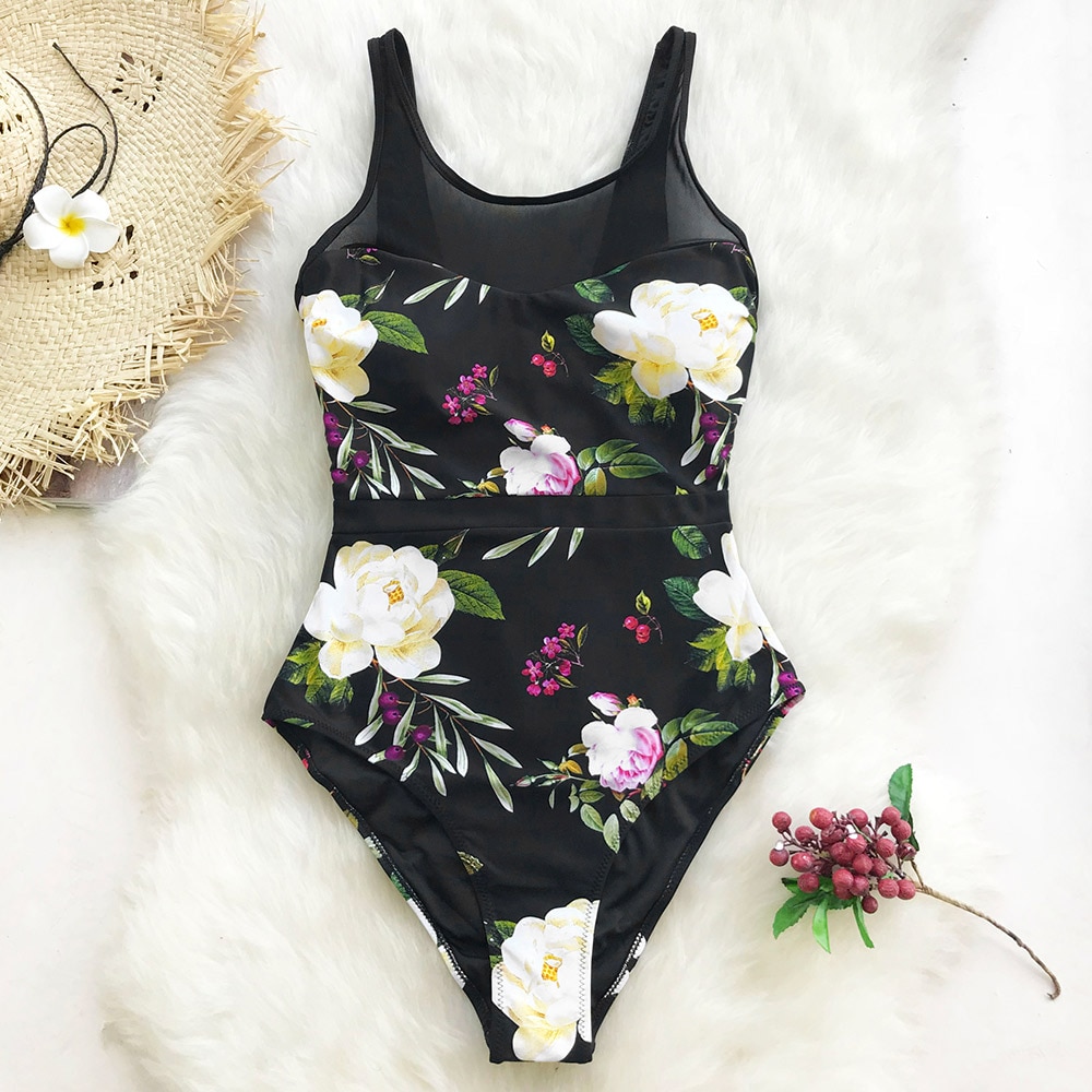 Women's One-Piece Suit in Floral Print