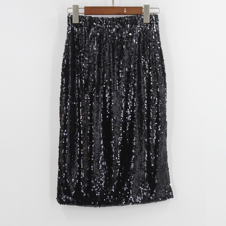 Women's Sequined Pencil Skirt